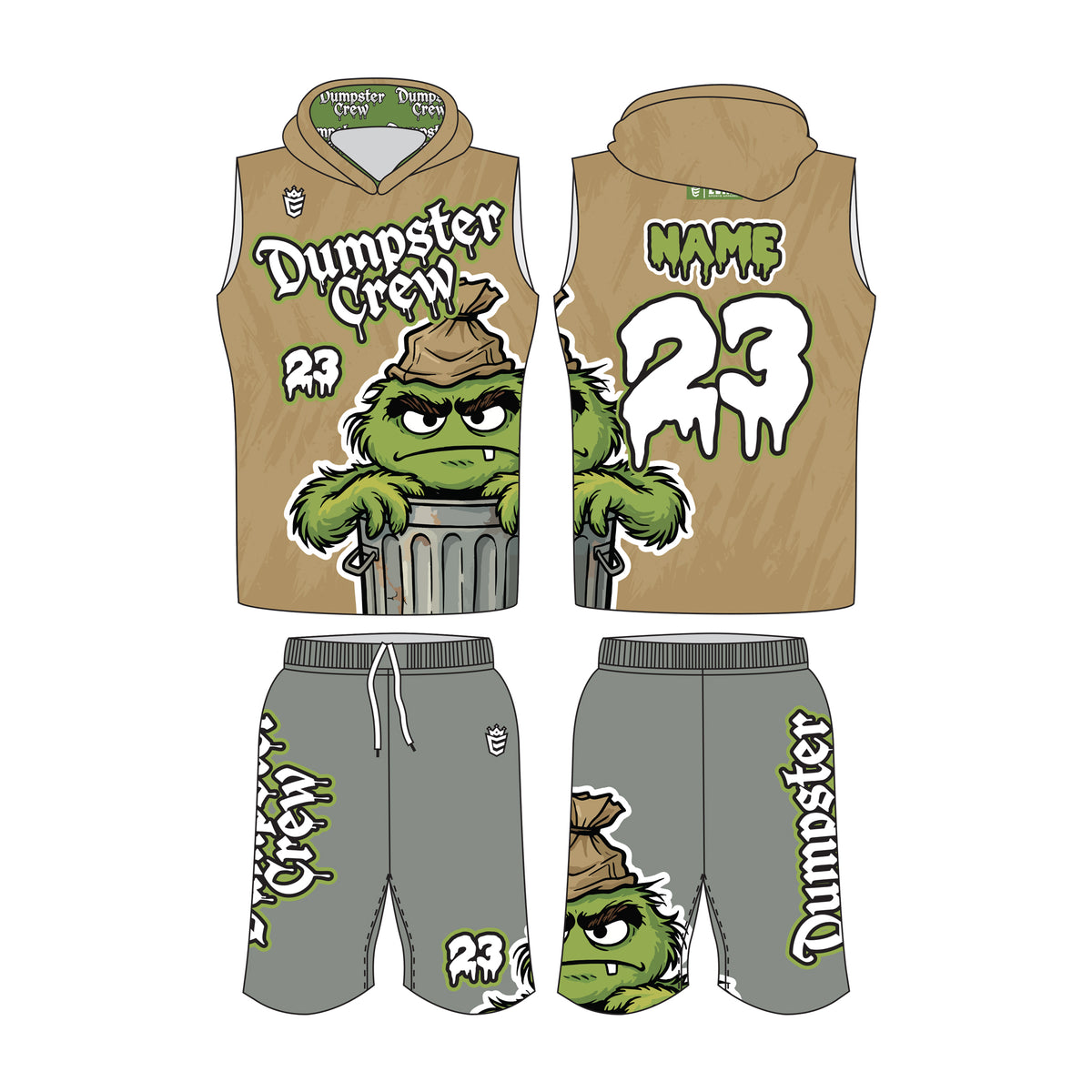 DUMPSTER CREW | CUSTOM FLAG FOOTBALL UNIFORMS