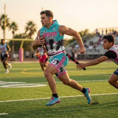 CUSTOM FLAG FOOTBALL UNIFORMS | ABUSEMENT PARK